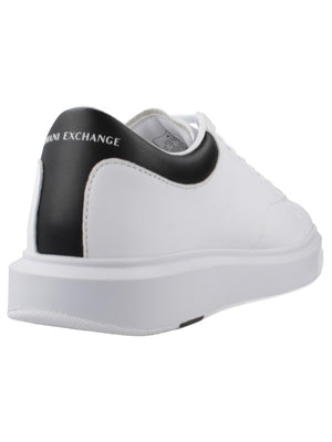 A|X Armani Exchange Sneakers Uomo Mod. XUX123-XV534 K488 Op.White+Black