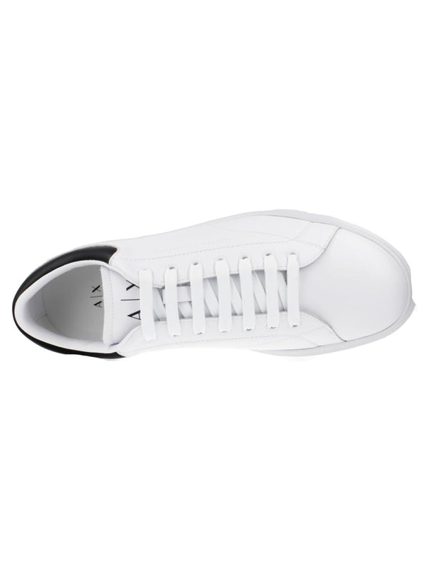 A|X Armani Exchange Sneakers Uomo Mod. XUX123-XV534 K488 Op.White+Black
