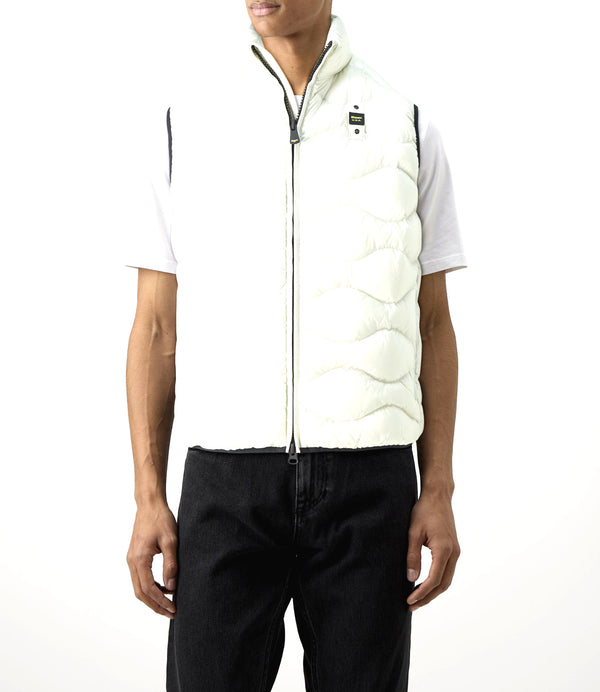 Blauer Smanicato Uomo Mod. 24WBLUX02098-005958 DANNY 129EI White 129 Interno Beige 301