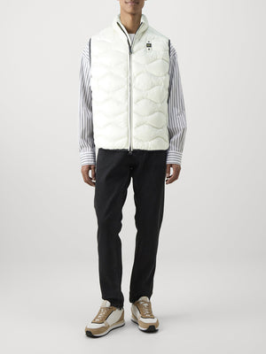 Blauer Smanicato Uomo Mod. 24WBLUX02098-005958 DANNY 129EI White 129 Interno Beige 301