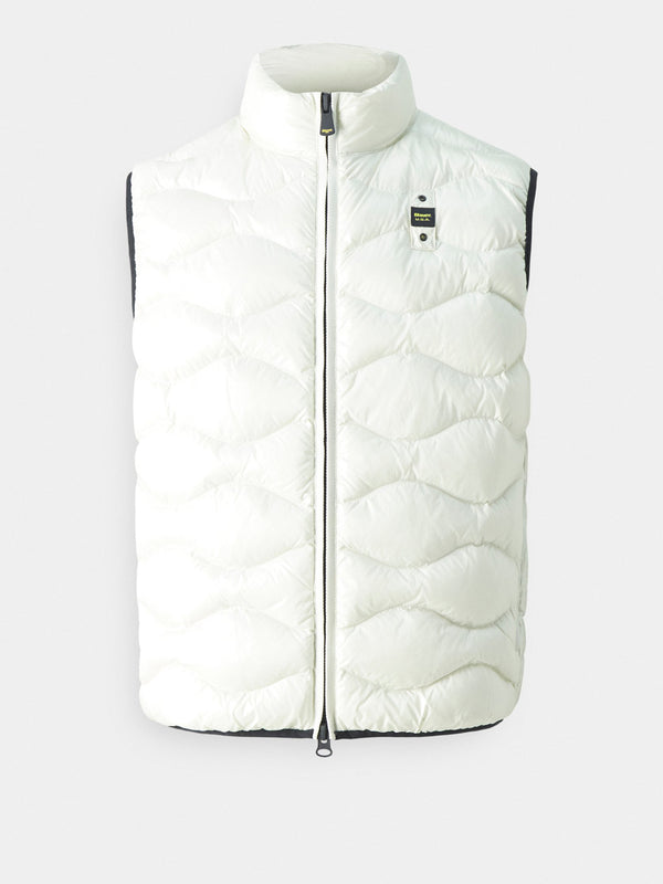 Blauer Smanicato Uomo Mod. 24WBLUX02098-005958 DANNY 129EI White 129 Interno Beige 301