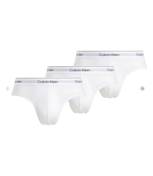Calvin Klein Slip Uomo Mod. 000NB3962A 3PACK 100 White