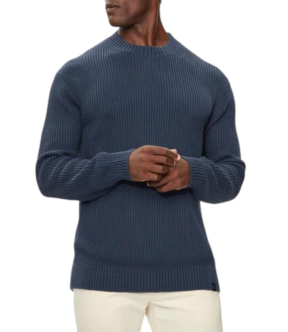 Calvin Klein Jeans Pullover Relaxed Linear Sweat Uomo Mod. J30J326888 PPK Ink
