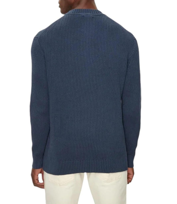 Calvin Klein Jeans Pullover Relaxed Linear Sweat Uomo Mod. J30J326888 PPK Ink