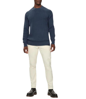 Calvin Klein Jeans Pullover Relaxed Linear Sweat Uomo Mod. J30J326888 PPK Ink