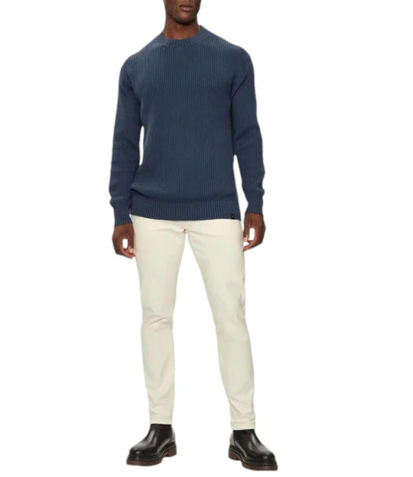 Calvin Klein Jeans Pullover Relaxed Linear Sweat Uomo Mod. J30J326888 PPK Ink