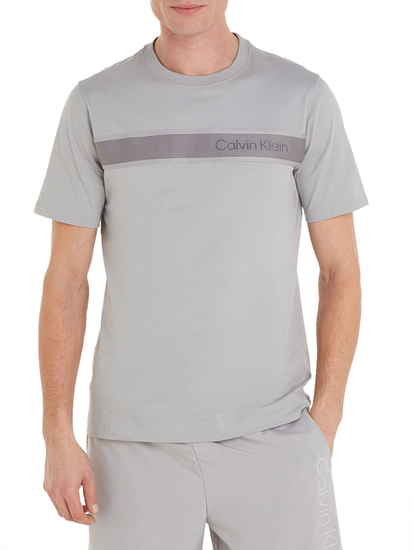 Calvin Klein T-shirt Pw - S/S T-Shirt Rel Uomo Mod. 00GMF4K112 4VX Drizzle