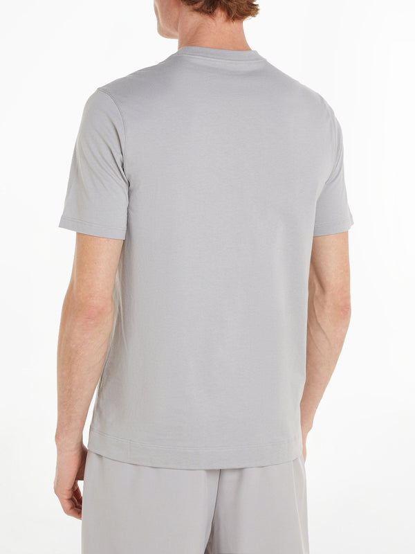 Calvin Klein T-shirt Pw - S/S T-Shirt Rel Uomo Mod. 00GMF4K112 4VX Drizzle