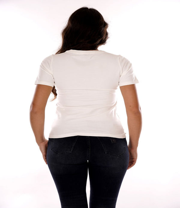 GAELLE PARIS T-shirt Donna Mod. GAABW01274 BI02 OFF WHITE