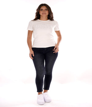 GAELLE PARIS T-shirt Donna Mod. GAABW01274 BI02 OFF WHITE