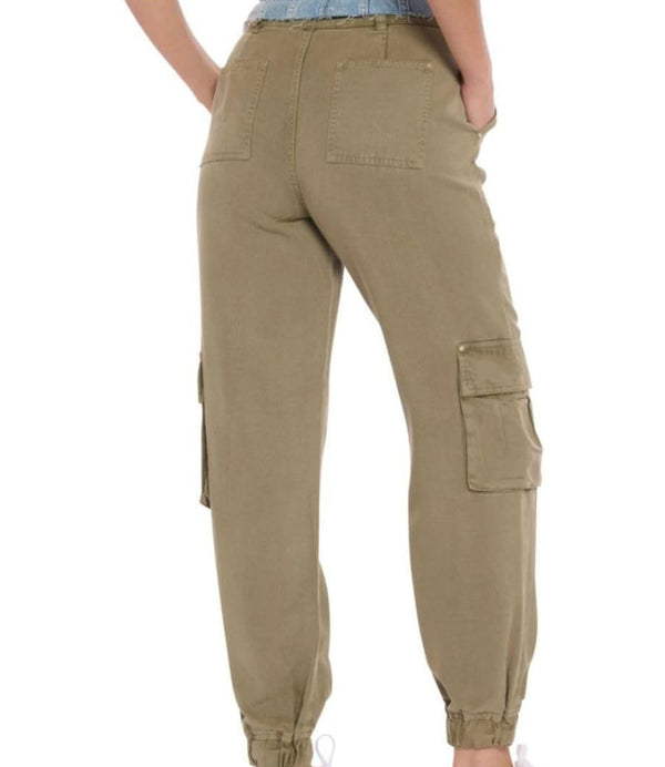 Guess Pantalone Donna Mod. W4YB51 WDP85 LTMO Militare