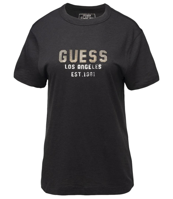 Guess T-shirt Donna Mod. W4YI35 KC8T0 JBLK BLACK
