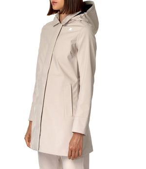 K-Way Giubbotto Mathy Bonded Donna Mod. K2148BW ATC Beige G-Blue D