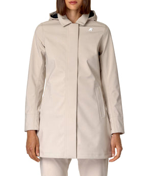 K-Way Giubbotto Mathy Bonded Donna Mod. K2148BW ATC Beige G-Blue D