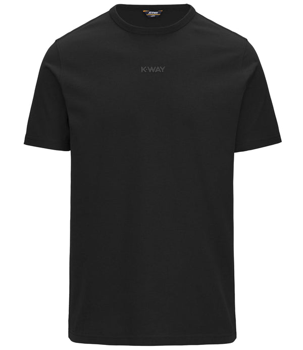 K-Way T-shirt Odom Js Peach Lettering Uomo Mod. K7124ZW USY Black pure