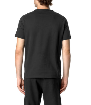 K-Way T-shirt Odom Js Peach Lettering Uomo Mod. K7124ZW USY Black pure