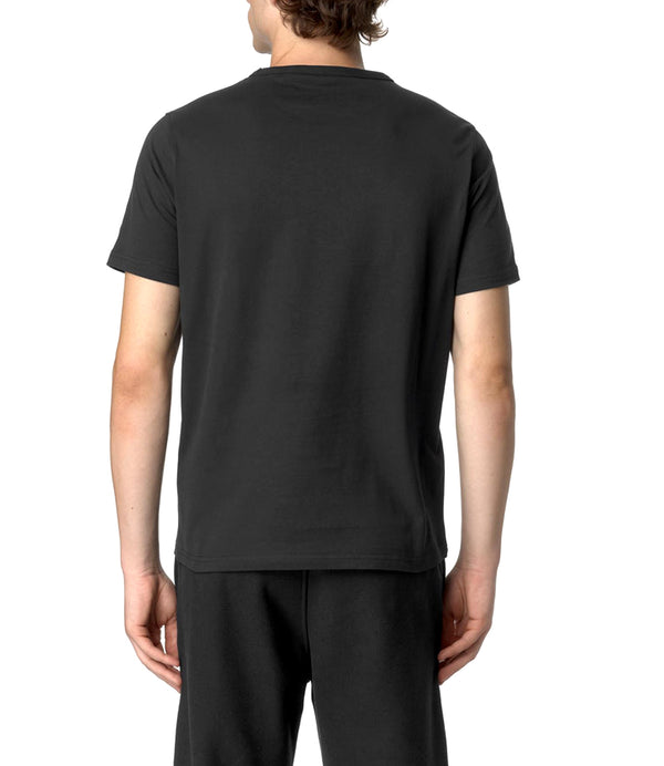 K-Way T-shirt Odom Js Peach Lettering Uomo Mod. K7124ZW USY Black pure