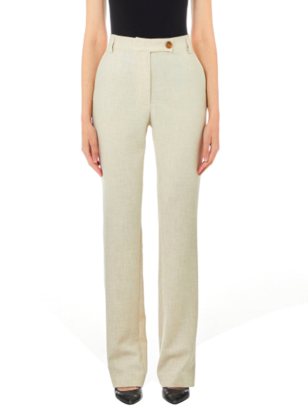 Liu Jo Pantalone Zampa Pant.Fit & Flare Donna Mod. CF4372T2624 02094 Grigio melange