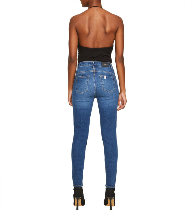 Liu Jo Jeans Regular B.Up Divine H.W. Donna Mod. UXX037D4811 78482 Den.Blue Dk.Surprise