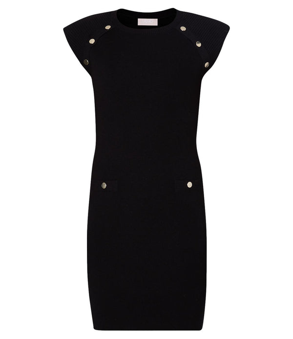 Liu Jo Vestito Ecs Abito Maglia Donna Mod. WF4012MS99E 22222 Nero