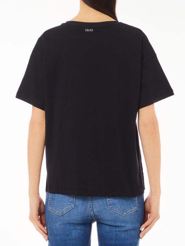 Liu Jo Maglia Donna Mod. MA18F 8F0001 22222 Nero