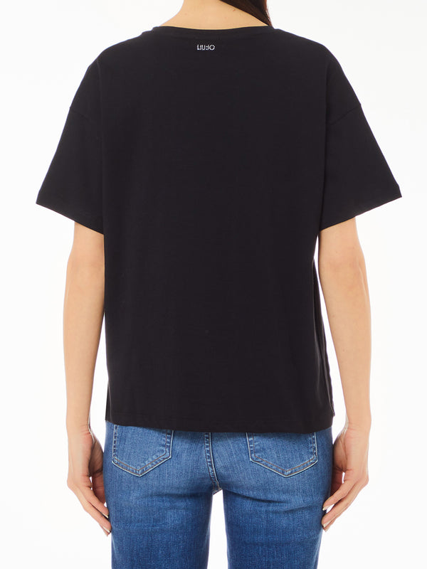 Liu Jo Maglia Donna Mod. MA18F 8F0001 22222 Nero