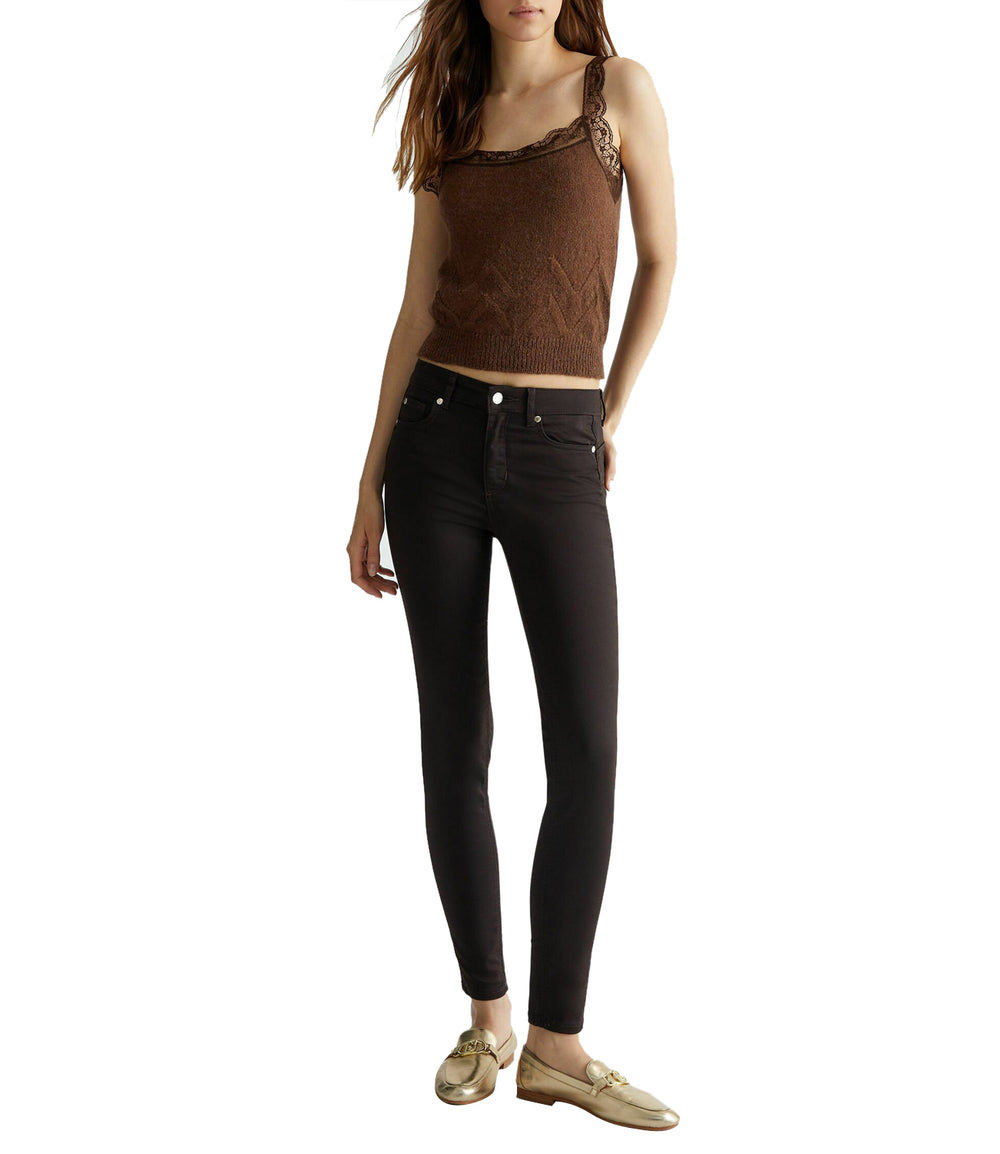 Liu Jo Pantalone B.Up Divine H.W. Donna Mod. WF4317T7144 91111 Moro Scuro