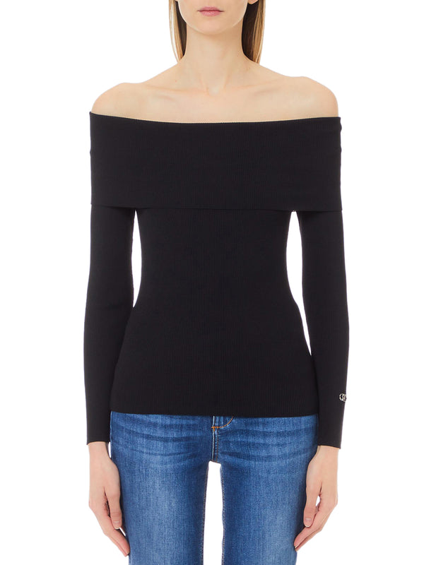 Liu Jo Maglia Donna Mod. MA18F 8F0001 22222 Nero