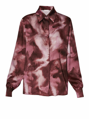 Liu Jo Camicia Camicia Ts Raso Viscosa M/L Donna Mod. WF4418T2735 N9872 Rose Clouds