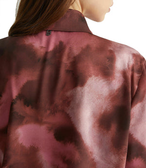 Liu Jo Camicia Camicia Ts Raso Viscosa M/L Donna Mod. WF4418T2735 N9872 Rose Clouds