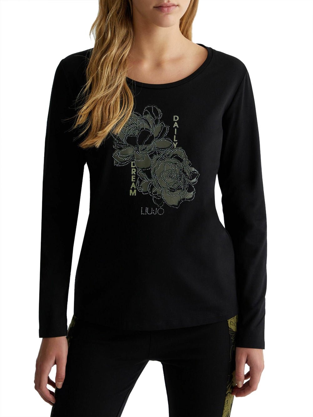 Liu Jo Maglia Donna Mod. MA18F 8F0001 22222 Nero