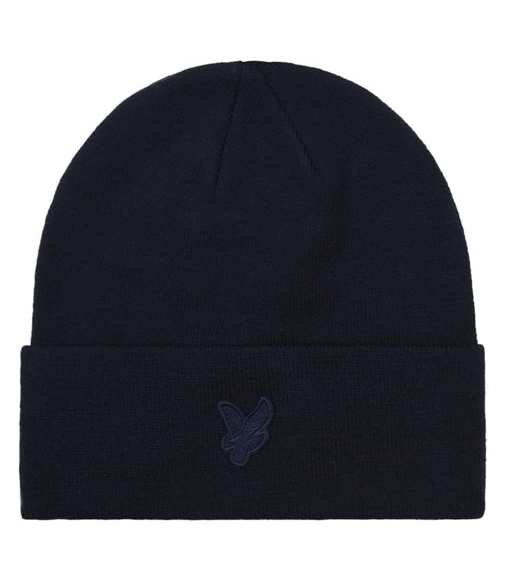 Lyle & Scott Berretto Tonal Eagle Beanie Uomo Mod. HE960TON Z271 Dark navy