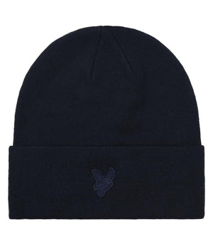 Lyle & Scott Berretto Tonal Eagle Beanie Uomo Mod. HE960TON Z271 Dark navy