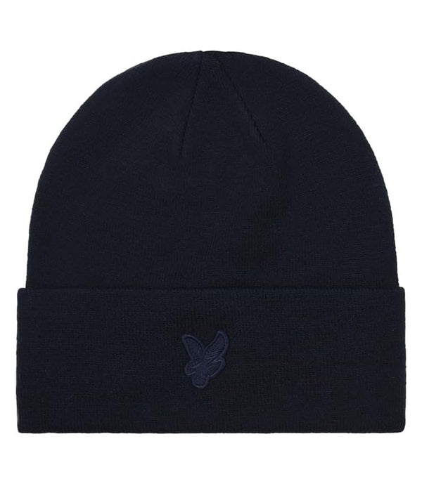 Lyle & Scott Berretto Tonal Eagle Beanie Uomo Mod. HE960TON Z271 Dark navy