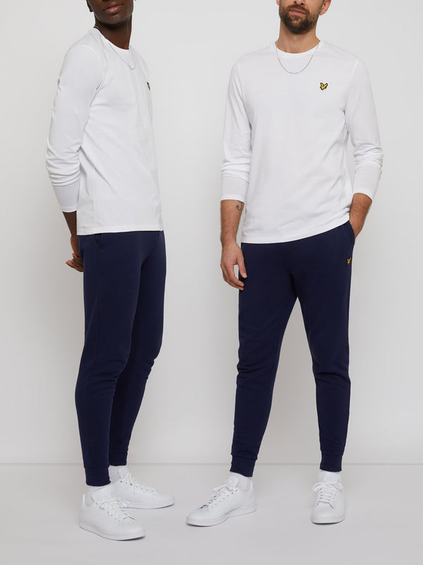 Lyle & Scott T-shirt Plain L/S T-Shirt Uomo Mod. TS512VOG 626 White