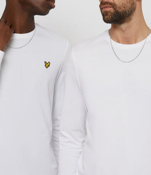 Lyle & Scott T-shirt Plain L/S T-Shirt Uomo Mod. TS512VOG 626 White
