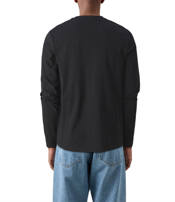 Lyle & Scott T-shirt Plain L/S T-Shirt Uomo Mod. TS512VOG Z865 Jet Black