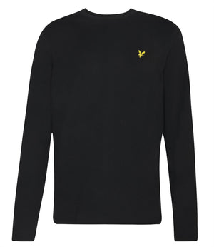 Lyle & Scott T-shirt Plain L/S T-Shirt Uomo Mod. TS512VOG Z865 Jet Black