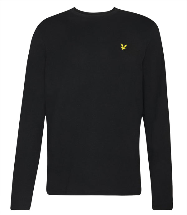 Lyle & Scott T-shirt Plain L/S T-Shirt Uomo Mod. TS512VOG Z865 Jet Black