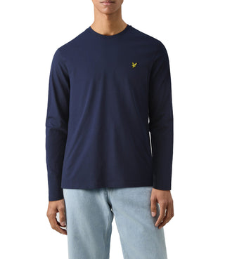Lyle & Scott T-shirt Plain L/S T-Shirt Uomo Mod. TS512VOG Z99 Navy