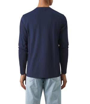 Lyle & Scott T-shirt Plain L/S T-Shirt Uomo Mod. TS512VOG Z99 Navy