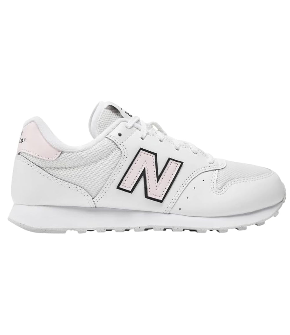 New Balance Sneakers Scarpa Lifestyle - Donna - Tier 4 - Synthetic Leather-Mesh - Natural Off White-Pinky Donna Mod. GW500 RTG WHITE