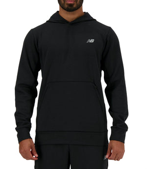 New Balance Felpa cappuccio Tech Knit Pull Over Hoodie - Black (001) Uomo Mod. MT4113 9BK Black