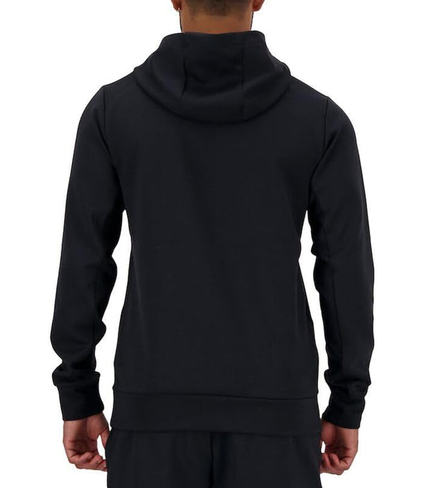 New Balance Felpa cappuccio Tech Knit Pull Over Hoodie - Black (001) Uomo Mod. MT4113 9BK Black
