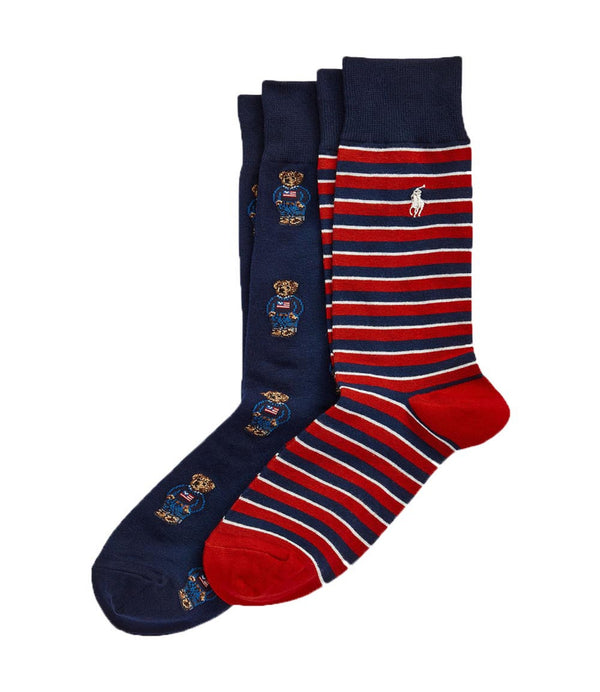 Polo Ralph Lauren Cappello Combed Cotton-Aob Bear/Stripe 1 UNISEX Mod. 449892838 AOB/STRIPE 001 MULTI