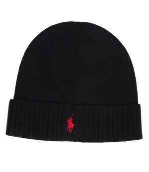 Polo Ralph Lauren Cappello Uomo Mod. 710886137 MERINO 001ROSSO BLACK