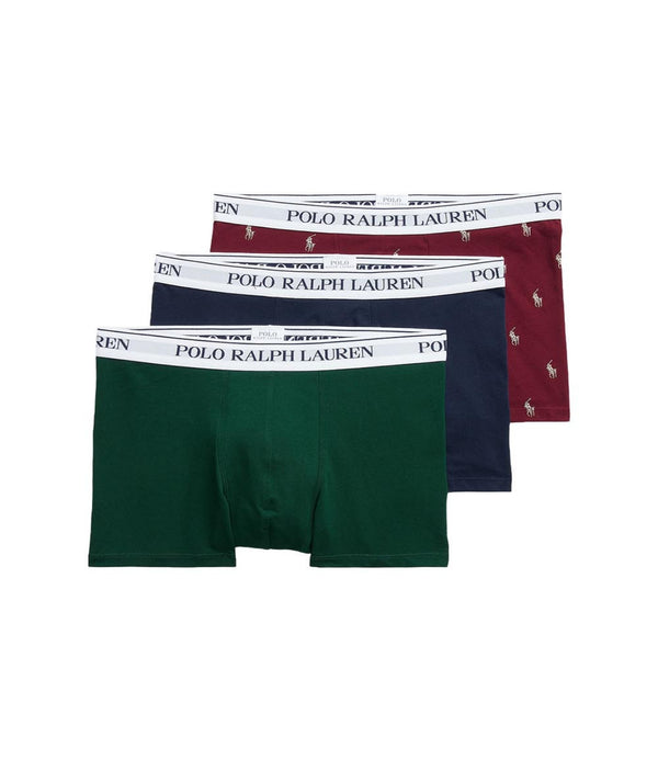 Polo Ralph Lauren Boxer Bci Cotton/Elastane-3Pk-Trn Uomo Mod. 714830299 CLSSIC TRUNK 123 MULTI