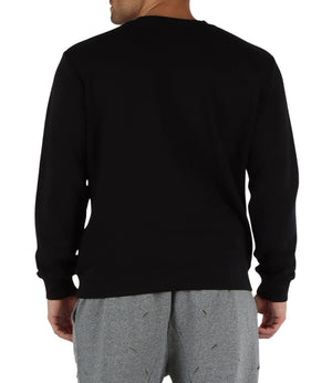 John Richmond Felpa Sweatshirt Dimonic Uomo Mod. UMA24135FE BLACK Nero