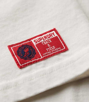 Superdry T-shirt Track & Field Graphic T Shirt Uomo Mod. M1012014A 1KZ New Chalk White