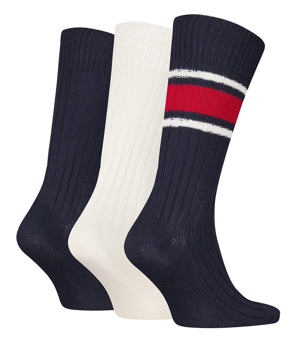 Tommy Hilfiger Calzini Uomo Mod. 701229786 3PACK 001 Blu